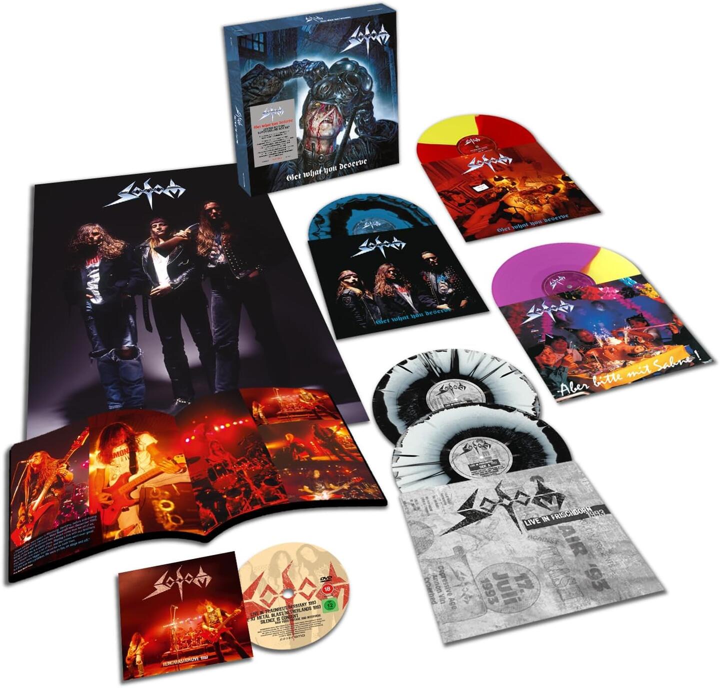 SODOM - Get what you Deserve DELUXE LP BOXSET (PREORDER)