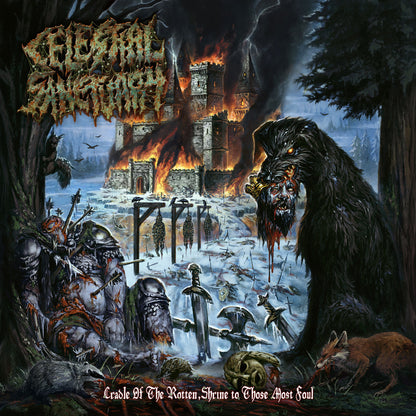 CELESTIAL SANCTUARY - Cradle of the Rotten, Shrine to Those Most Foul LP ( ORANGE SMOKE) (PREORDER)