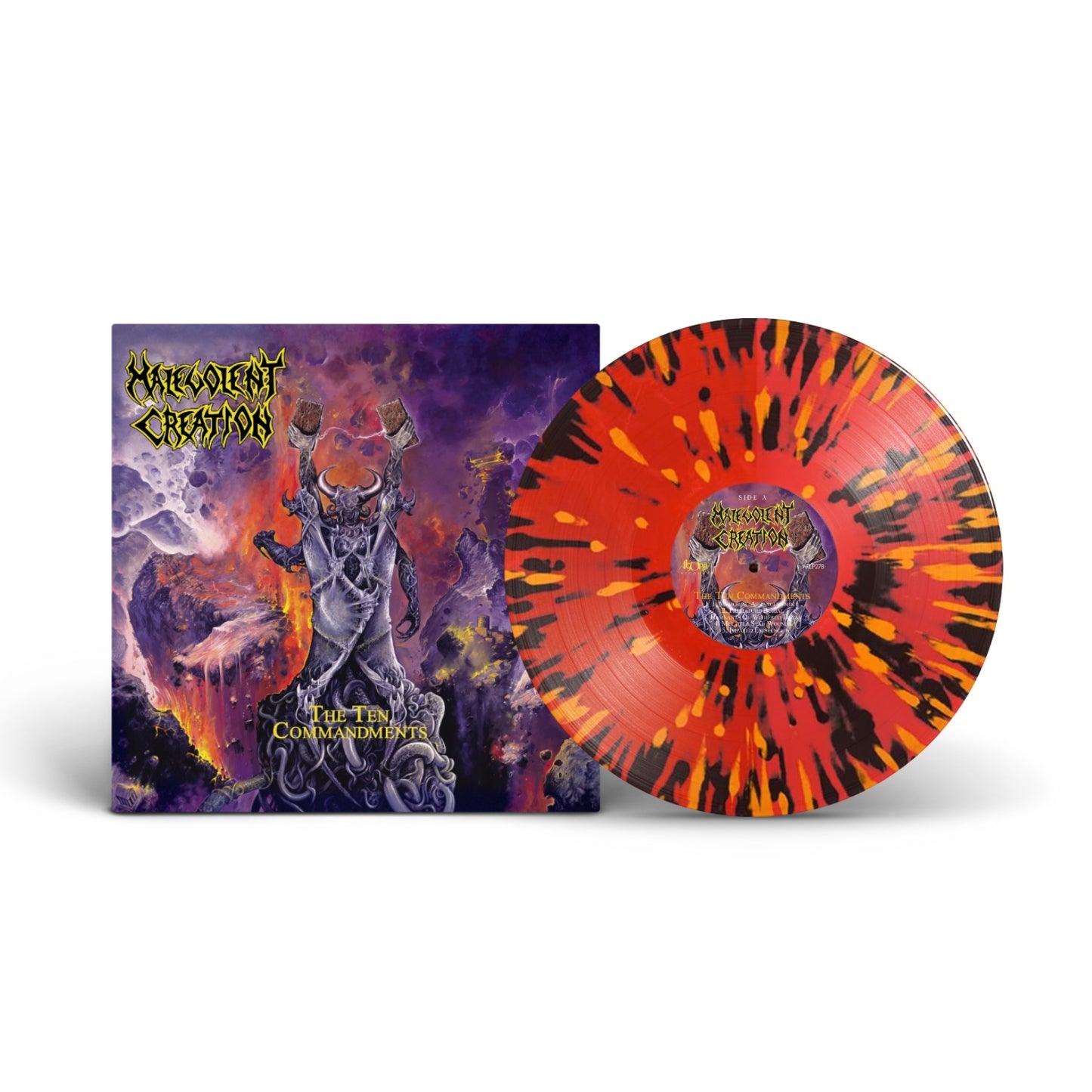 MALEVOLENT CREATION - The Ten Commandments LP (SPLATTER) (PREORDER)