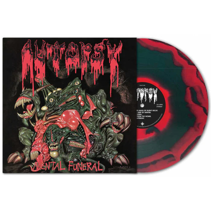 AUTOPSY - Mental Funeral 35th anniversary LP (RED/GREEN) (PREORDER)