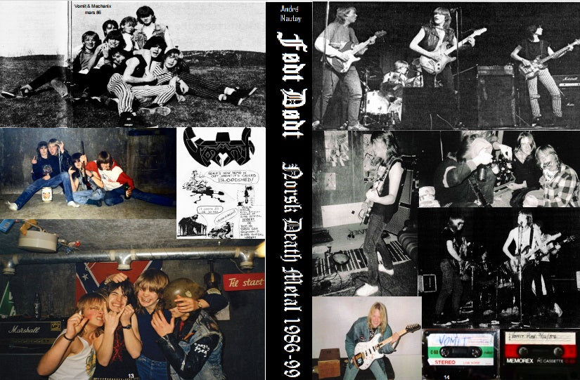 FØDT DØDT - Norsk Death Metal 1986-1999 BOK (PREORDER)