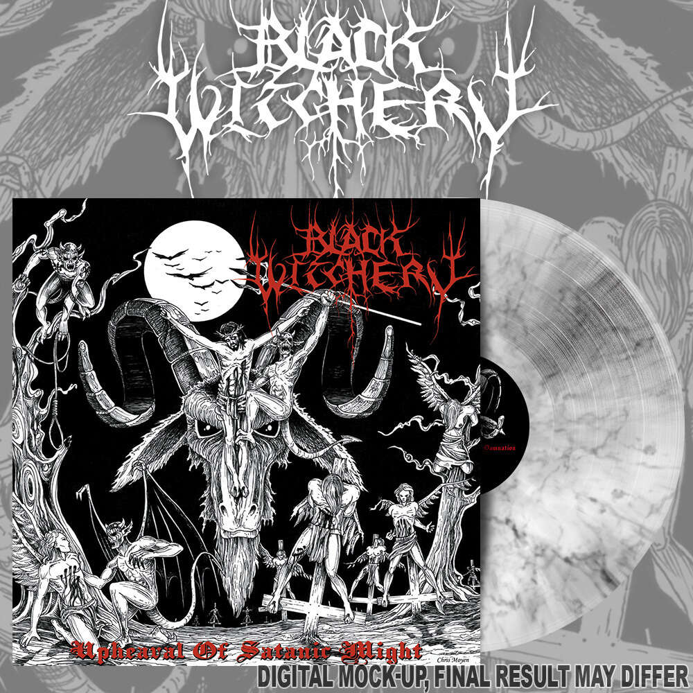 BLACK WITCHERY - Upheaval Of Satanic Might LP (MARBLE)