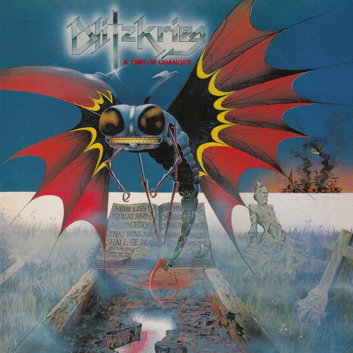 BLITZKRIEG - A time of changes LP (RED)