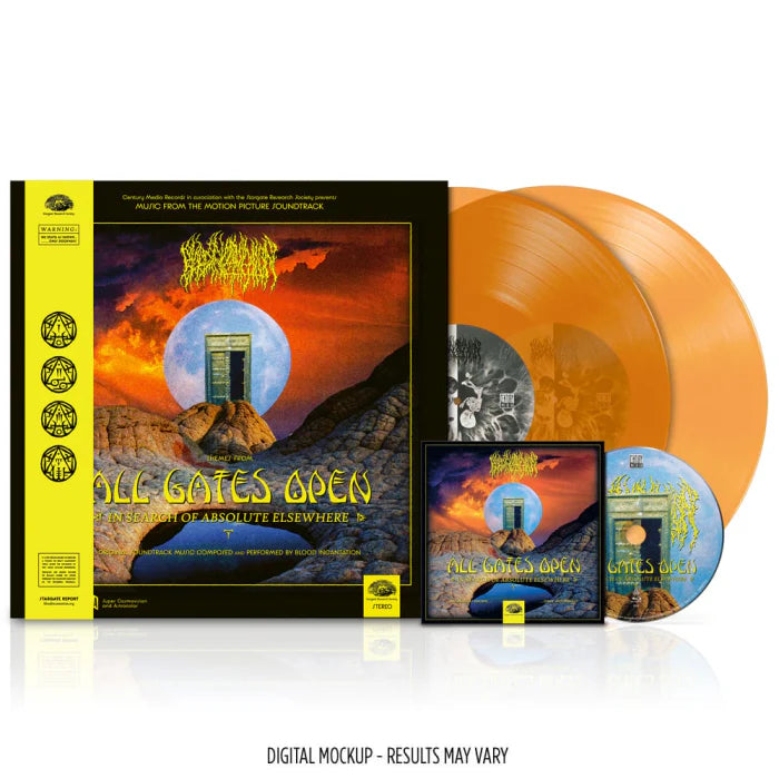 BLOOD INCANTATION - All Gates Open (Original Motion Picture Soundtrack) 2LP/BLU-RAY (ORANGE) (PREORDER)
