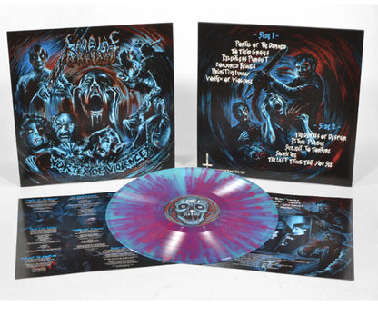 CARDIAC ARREST - Vortex Of Violence LP (SPLATTER)