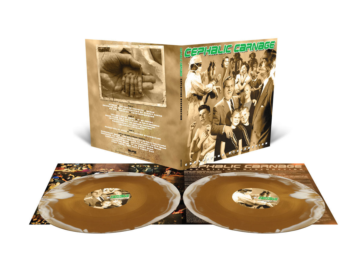 CEPHALIC CARNAGE - Exploiting Dysfunction (Deluxe 25th Anniversary Reissue) 2LP (PREORDER)
