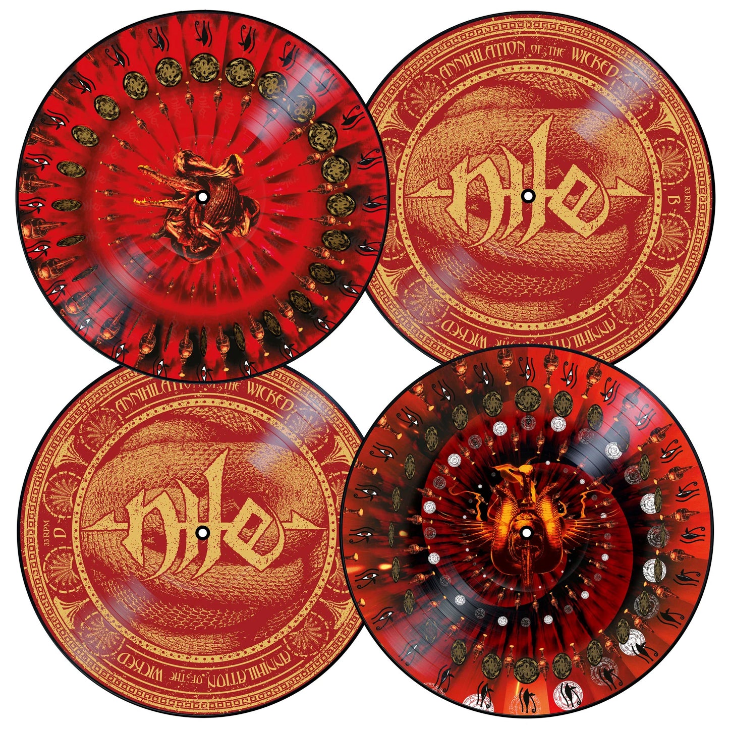 NILE - Annihilation of the Wicked 20th Anniversary Zoetrope Edition 2LP