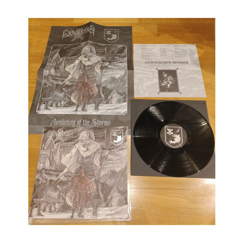 GRAVELAND / COMMANDER AGARES - Awakening of the Storms SPLIT LP