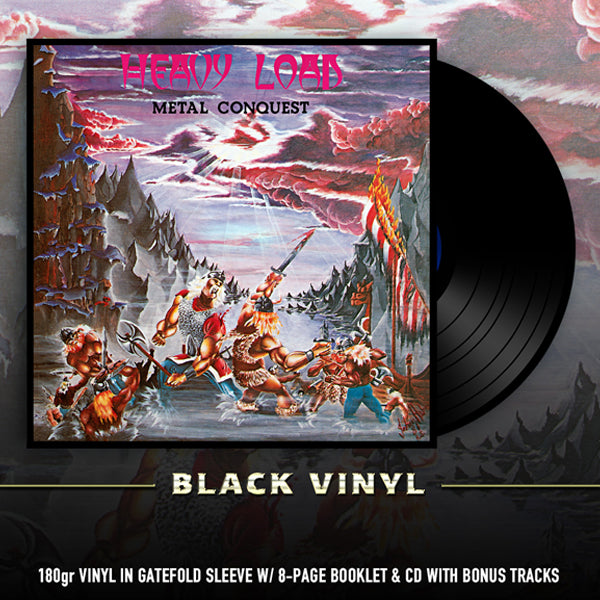 HEAVY LOAD - Metal Conquest LP (with CD) (PREORDER)