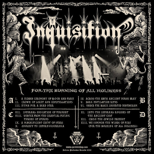 INQUISITION - For the Burning of All Holiness 2LP (PREORDER)