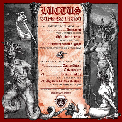 LUCTUS - Tamsošviesa LP (PREORDER)