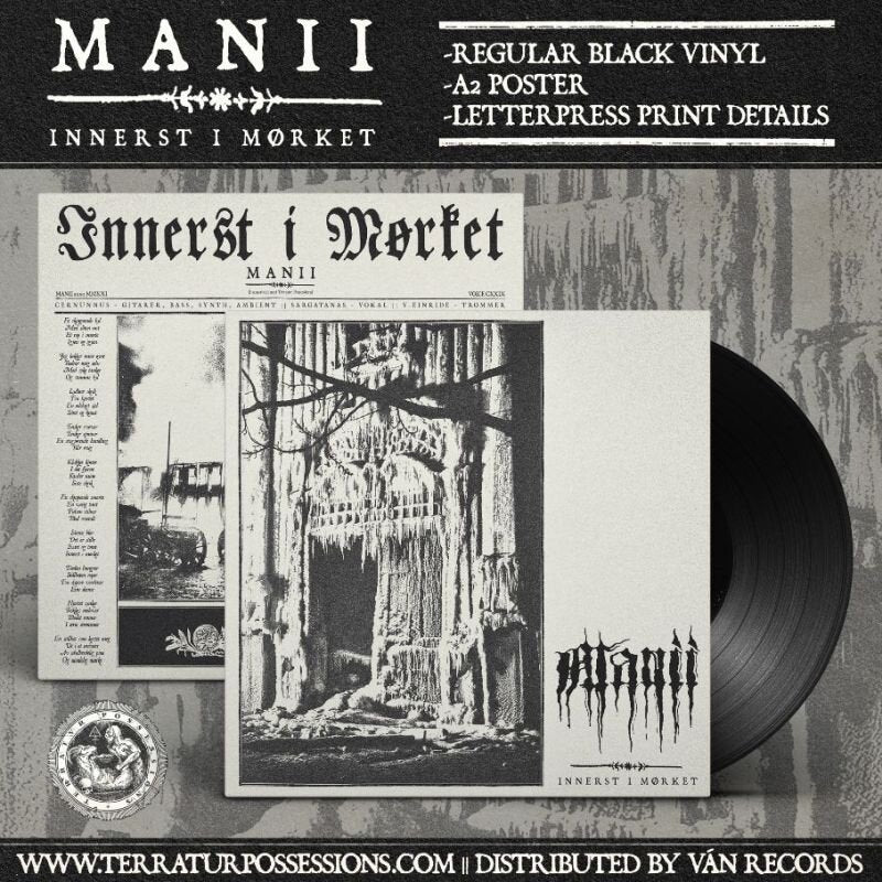 MANII - Innerst I Mørket LP (PREORDER)