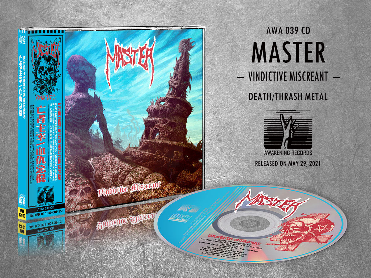 MASTER - Vindictive Miscreant CD