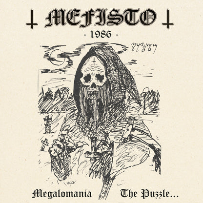 MEFISTO – Megalomania / The Puzzle LP (GOLD) (PREORDER)