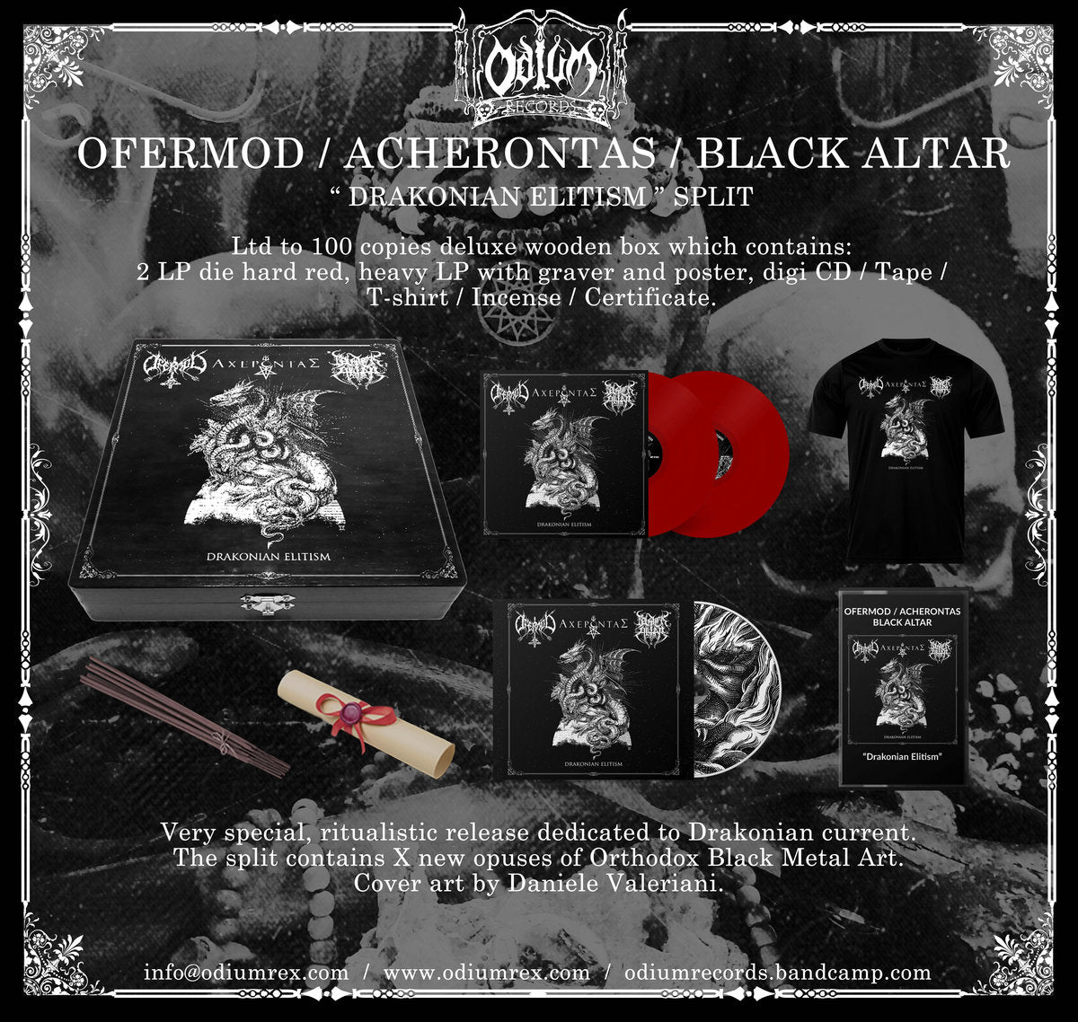 OFERMOD / ACHERONTAS / BLACK ALTAR - Drakonian Elitism BOX