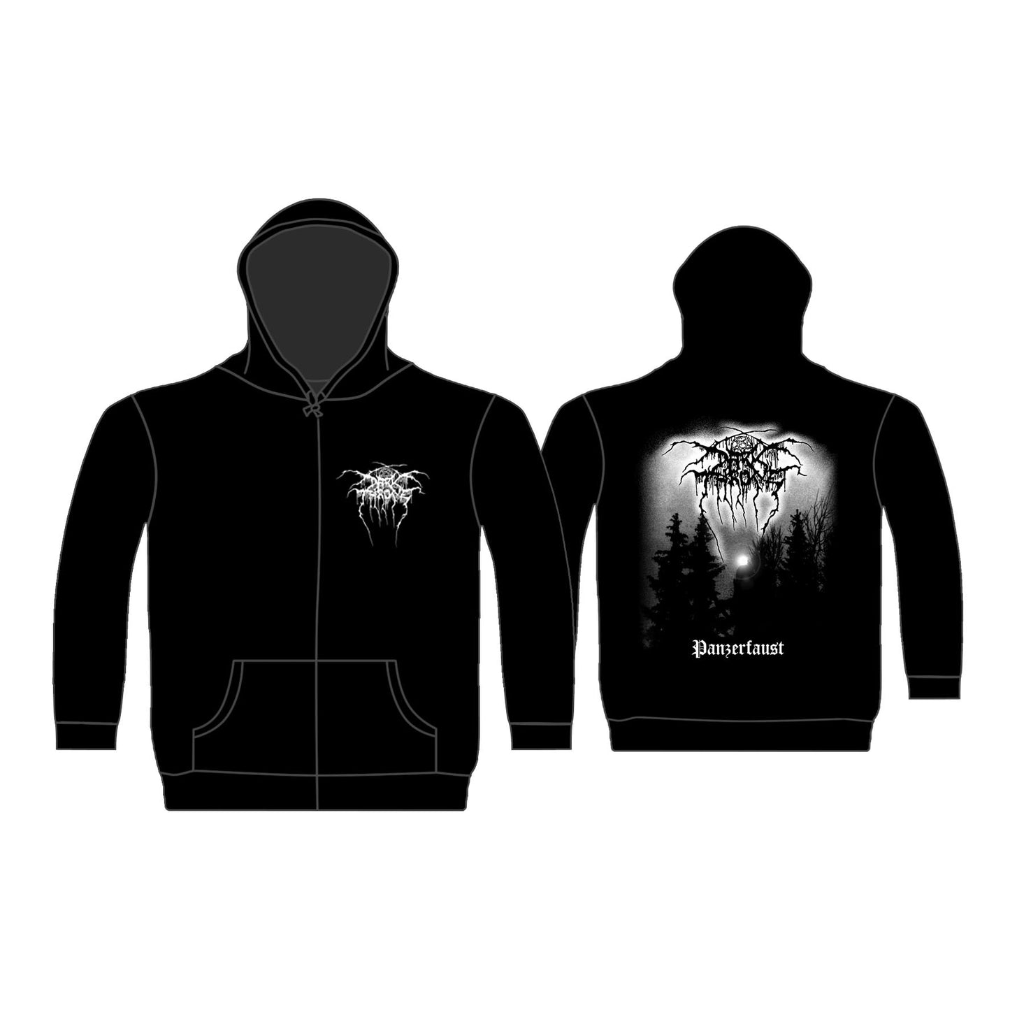 DARKTHRONE - Panzerfaust HOODED SWEATSHIRT WITH ZIP