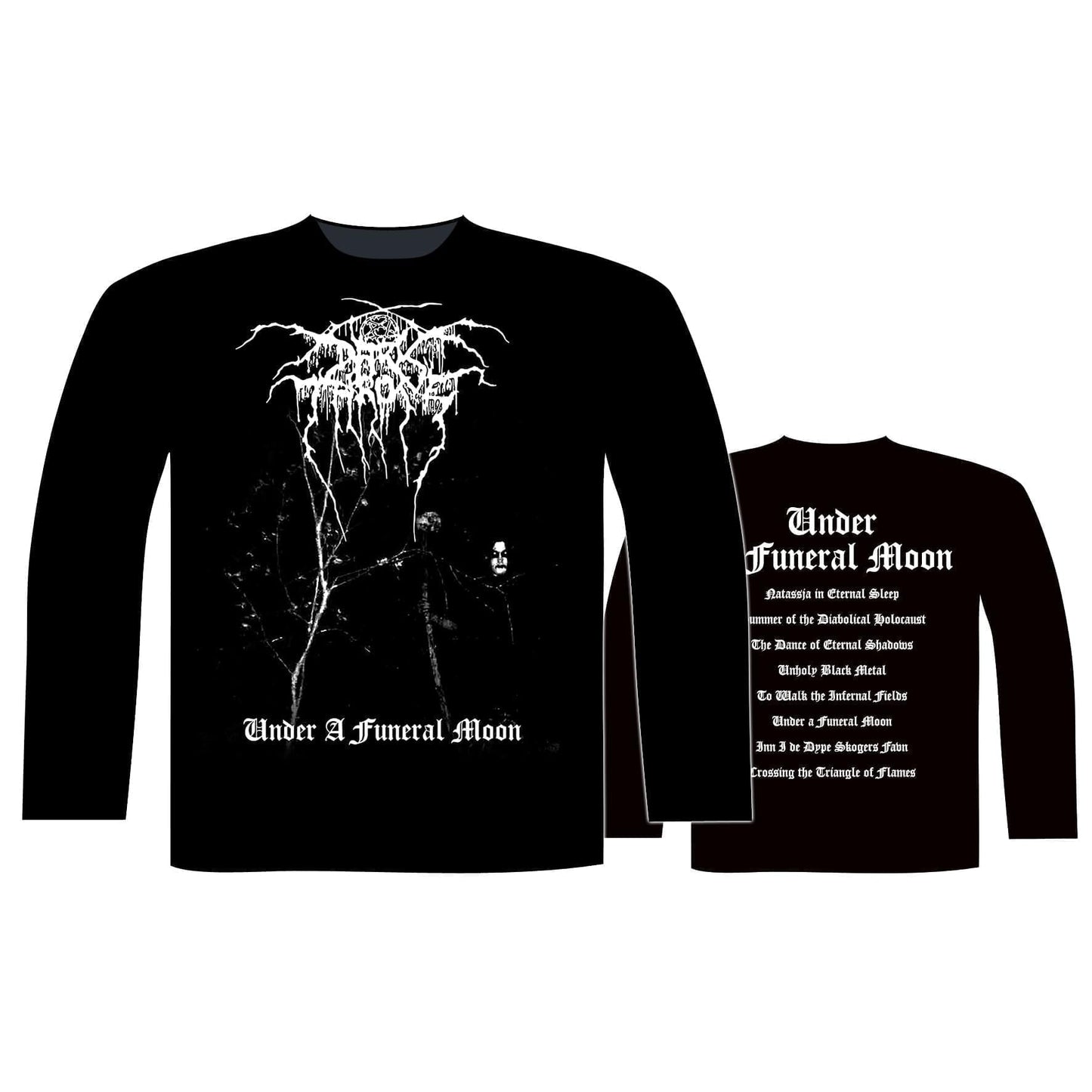 DARKTHRONE - Under A Funeral Moon / Album LONGSLEEVE