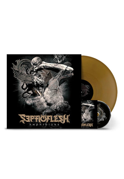 SEPTICFLESH - Amphibians 12'' MLP (GOLD) w/ CD (PREORDER)