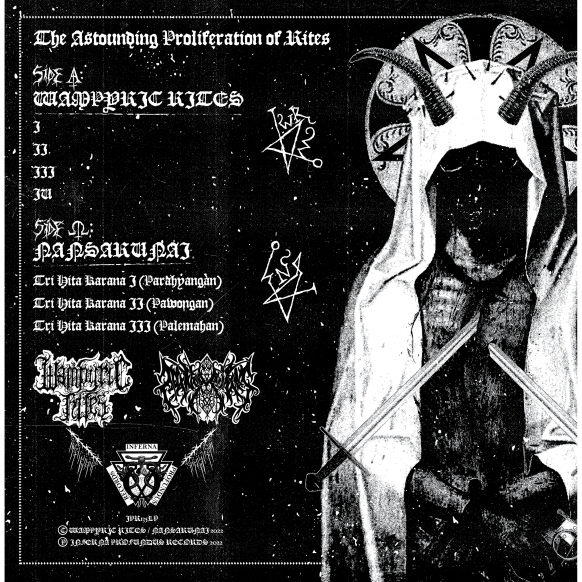 WAMPYRIC RITES / NANSARUNAI - The Astounding Proliferation of Rites SPLIT LP