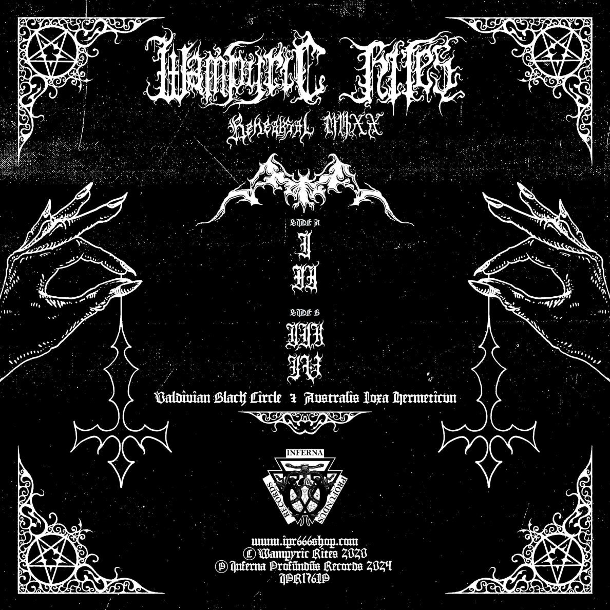 WAMPYRIC RITES - Rehearsal MMXX LP (PREORDER)