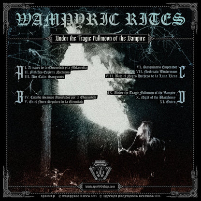 WAMPYRIC RITES - Under the Tragic Fullmoon of the Vampire 2LP (PREORDER)