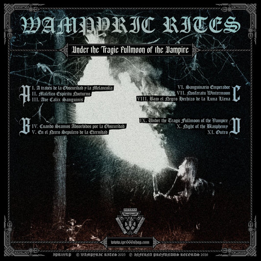 WAMPYRIC RITES - Under the Tragic Fullmoon of the Vampire 2LP (PREORDER)