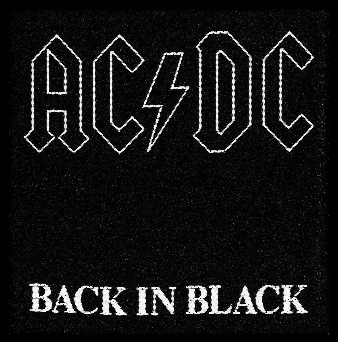 AC/DC - Back In Black PATCH