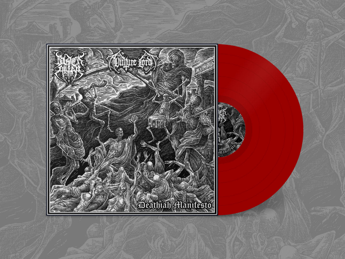 BLACK ALTAR / VULTURE LORD - Deathiah Manifesto SPLIT LP (RED)