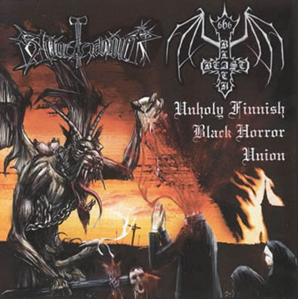 BLOODHAMMER/ BLACK BEAST   - Unholy Finnish Black Horror Union SPLIT CD