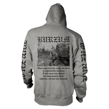 BURZUM - Filosofem HOODED SWEATSHIRT (GREY)
