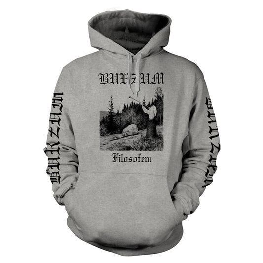 BURZUM - Filosofem HOODED SWEATSHIRT (GREY)