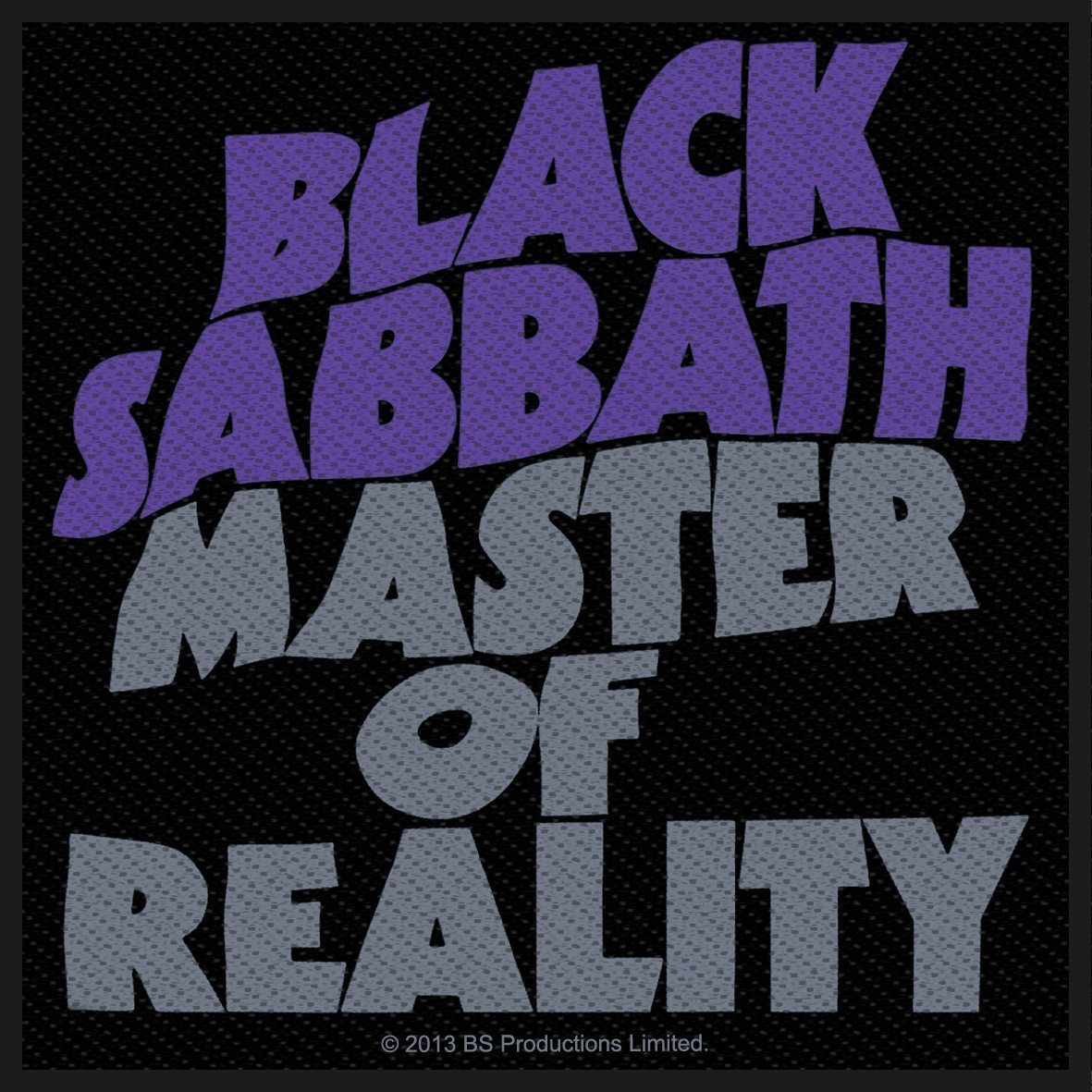 BLACK SABBATH - Master Of Reality PATCH