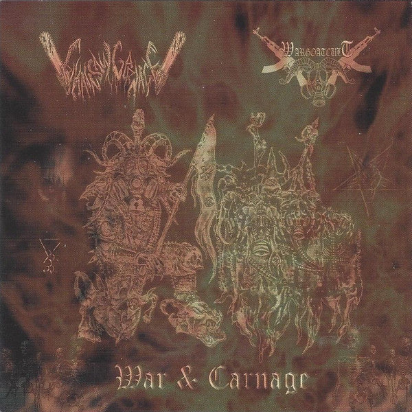 CHAINSAW CARNAGE/ WARGOATCULT  - War & Carnage SPLIT CD