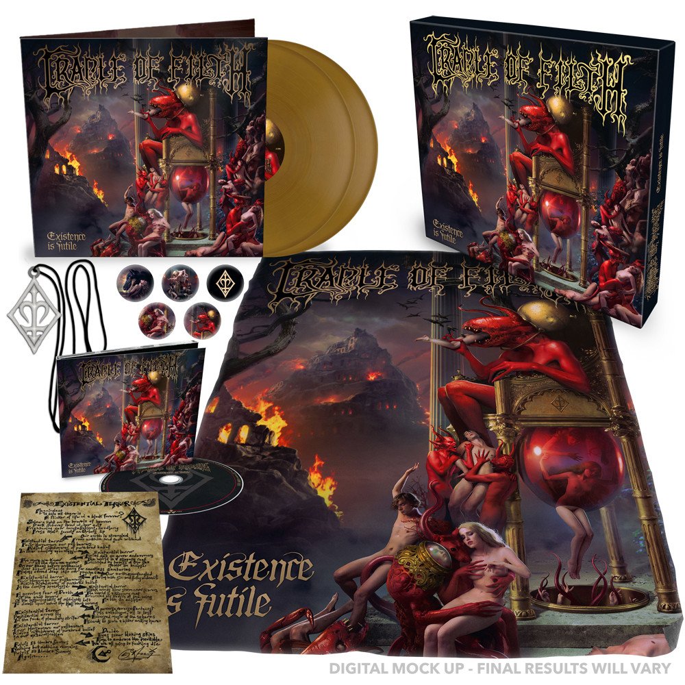 CRADLE OF FILTH - Existence is futile LP BOX