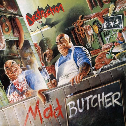 DESTRUCTION - Mad Butcher 12'' MLP FIRE SPLATTER