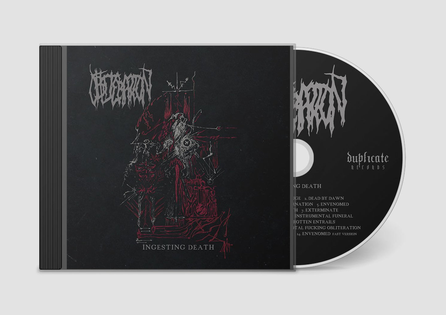 OBLITERATION - Ingesting Death CD