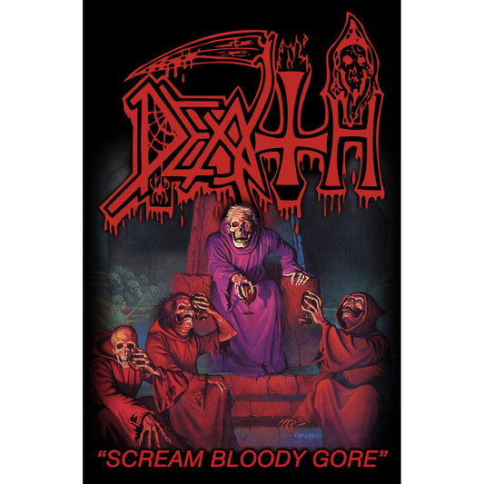 DEATH - Scream Bloody Gore TEXTILE POSTER
