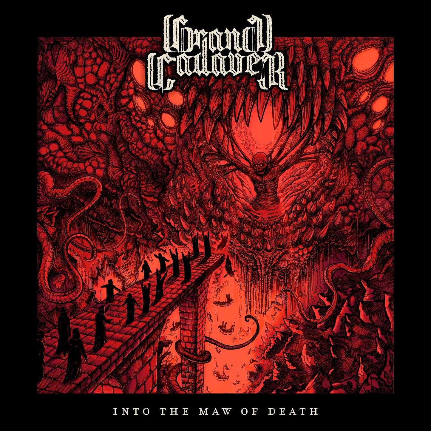 GRAND CADAVER - Into The Maw Of Death LP (SMOKY GREY)