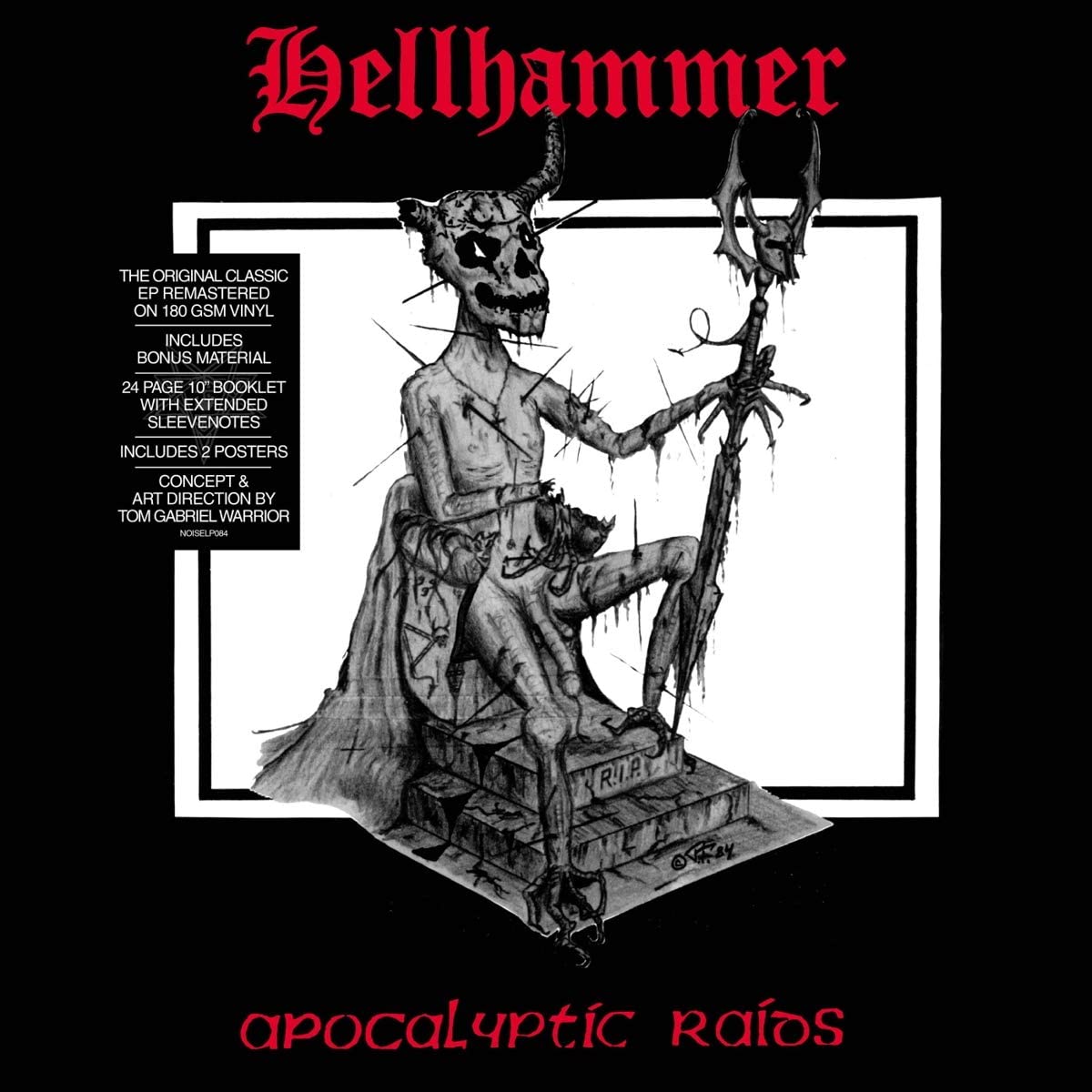 HELLHAMMER - Apocalyptic Raids LP (RED)