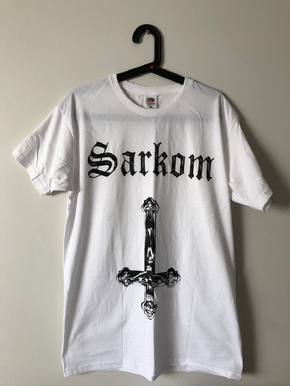 SARKOM - Inverted Cross (WHITE) T-SHIRT