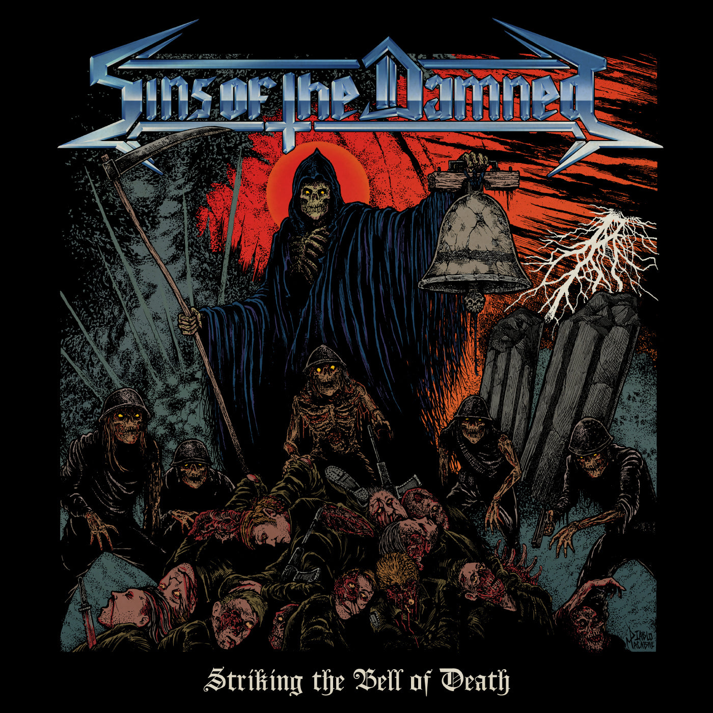 SINS OF THE DAMNED - Striking The Bell Of Death CD