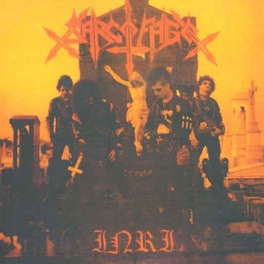 SARCOFAGO - I.N.R.I. LP (ORANGE COVER)
