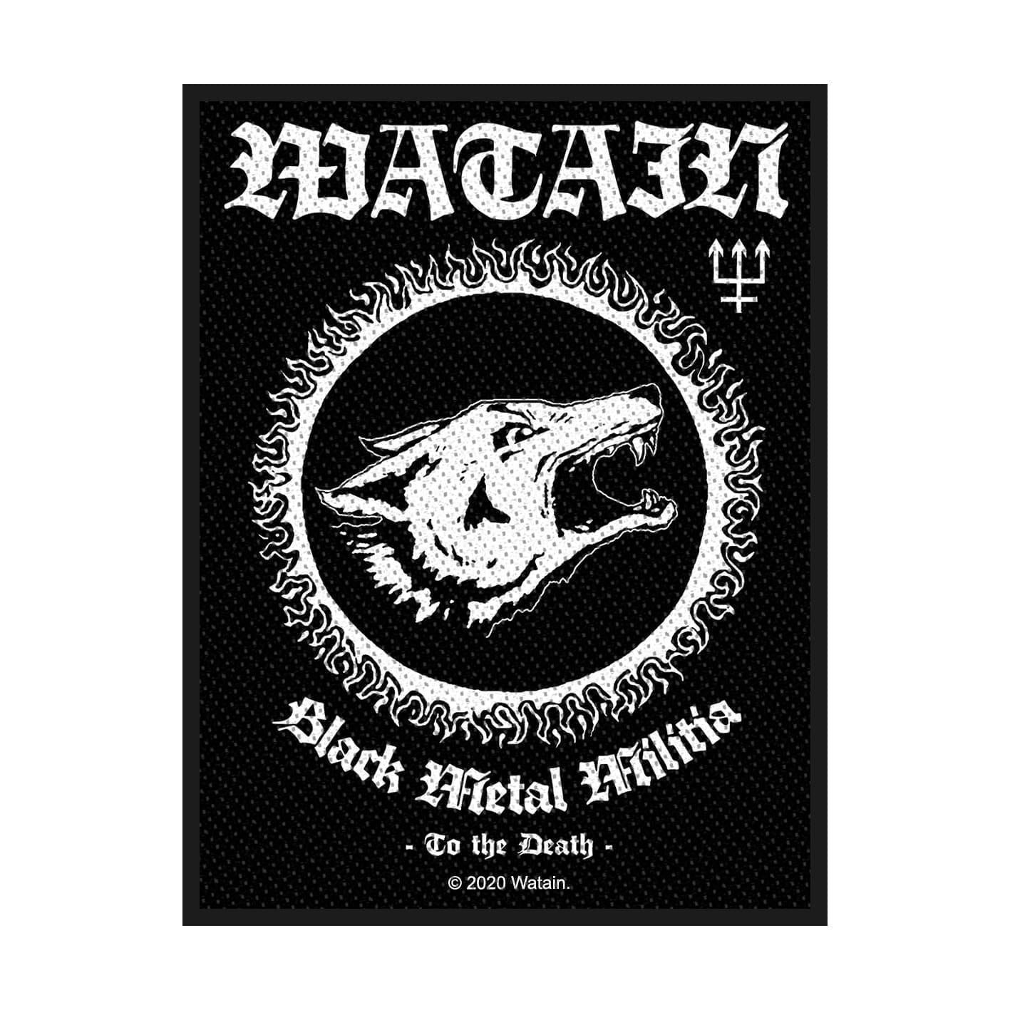 WATAIN - Black Metal Militia PATCH