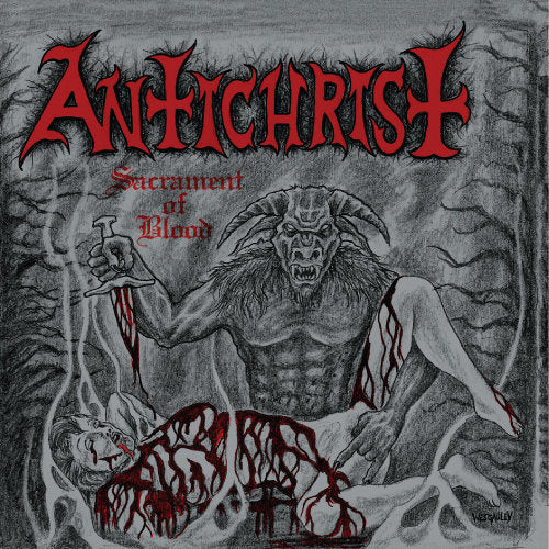ANTICHRIST - Sacrament Of Blood LP (RED/GRAY)