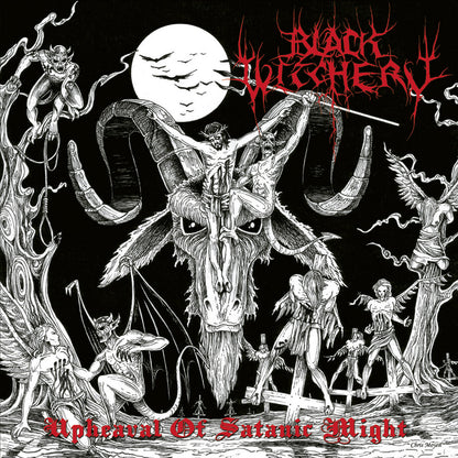 BLACK WITCHERY - Upheaval Of Satanic Might LP (MARBLE)