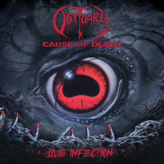 OBITUARY - Cause Of Death - Live Infection LP (RED)